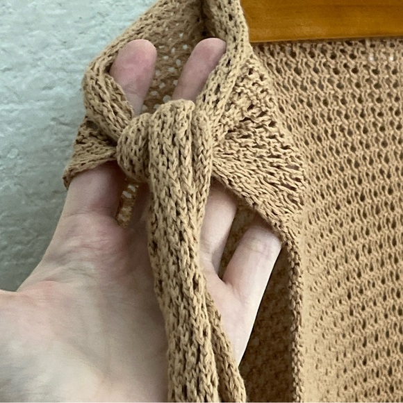 Camila Coelho Tan Swim Coverup Sao Paolo Adjustable Wrap Skirt Revolve Beachy XS - Picture 8 of 13